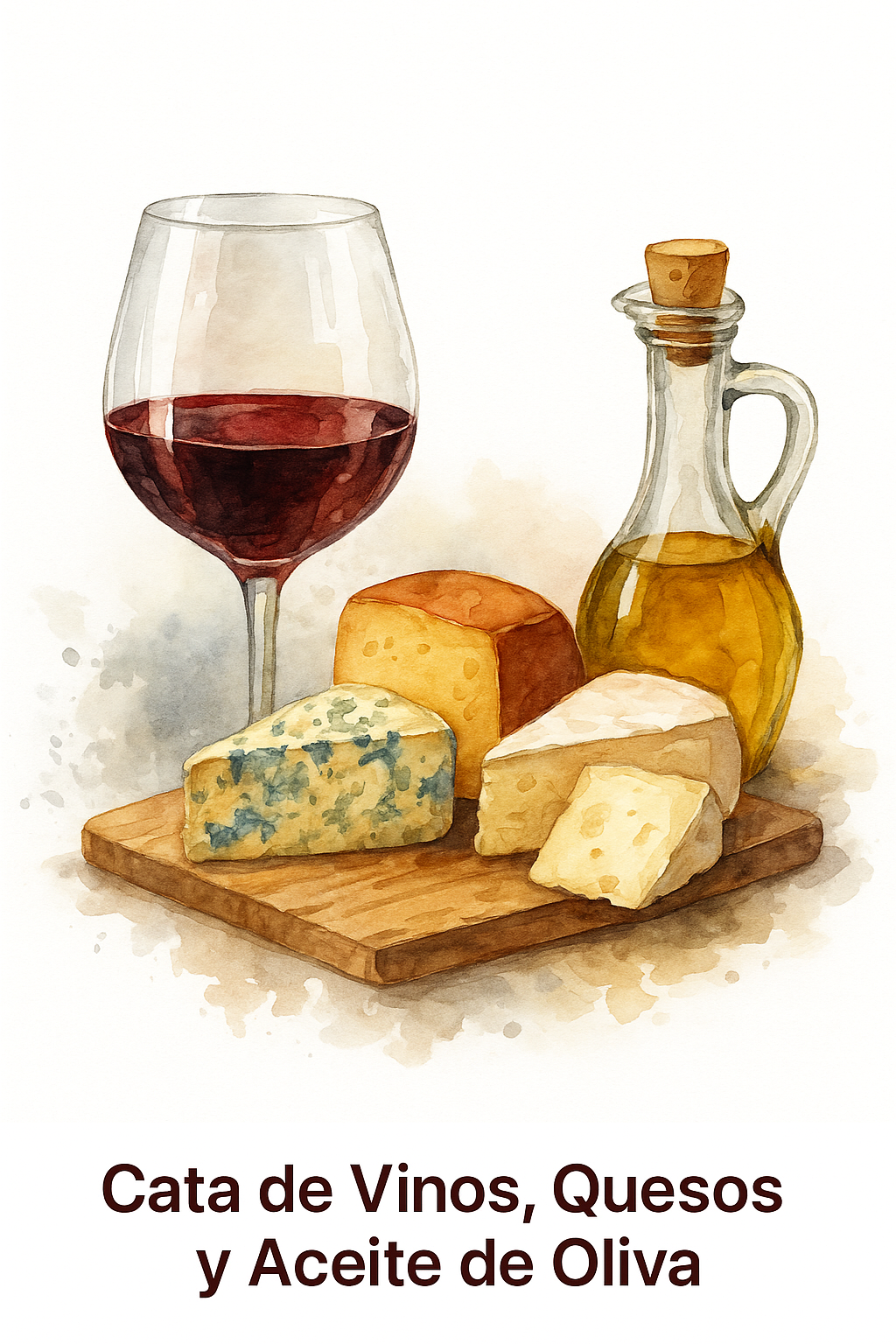 Maridajes con quesos y aceite de oliva virgen extra