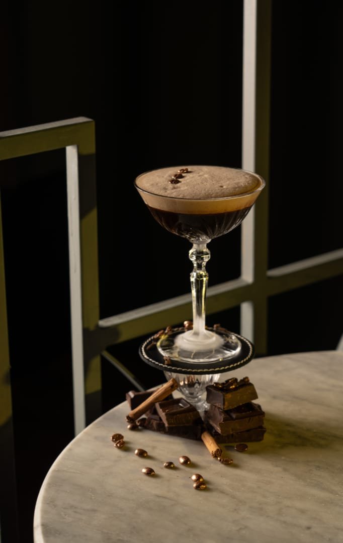 Espresso Martini con vodka y café