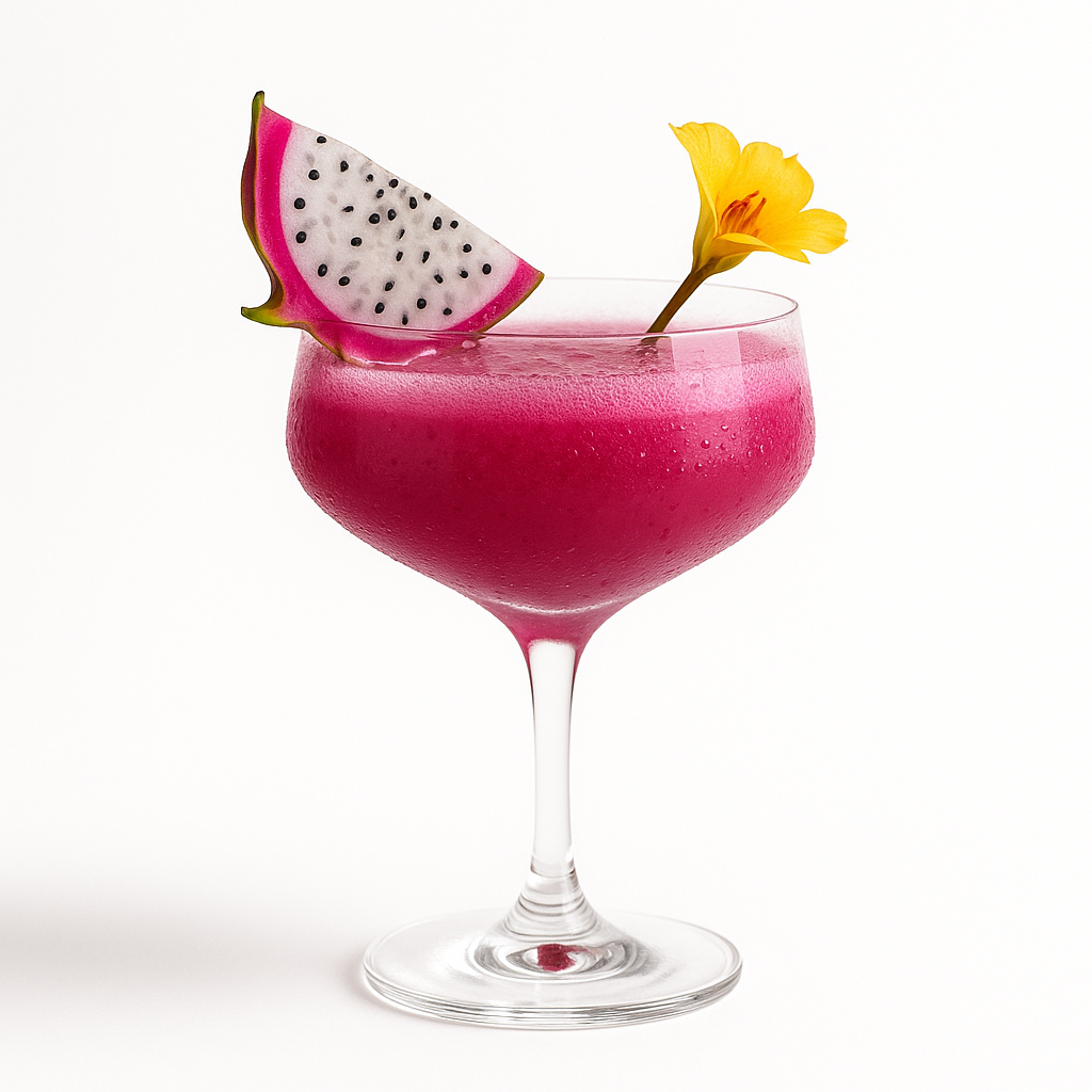 Dragon Citrus 0,0 – mocktail de pitahaya y naranja